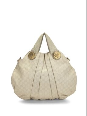 Gucci Cream Hysteria GG Monogram Shoulder Hobo For Trade